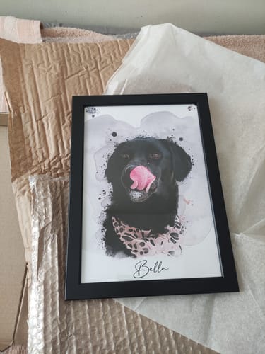 Customer photo review of Πορτραίτο Κατοικίδιου - Νερομπογιά