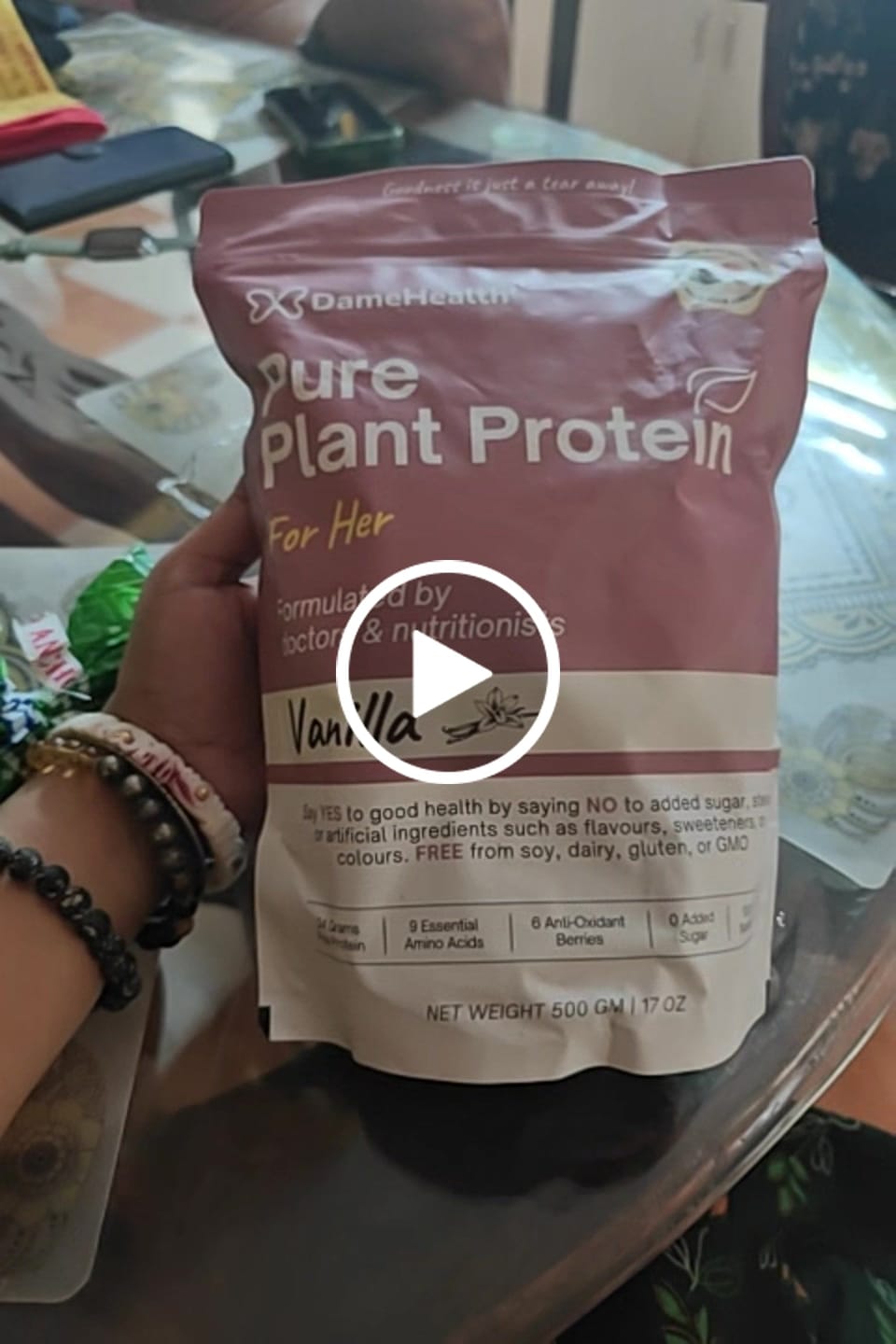 Customer video review of Plant Protein l All Natural Protein for Women