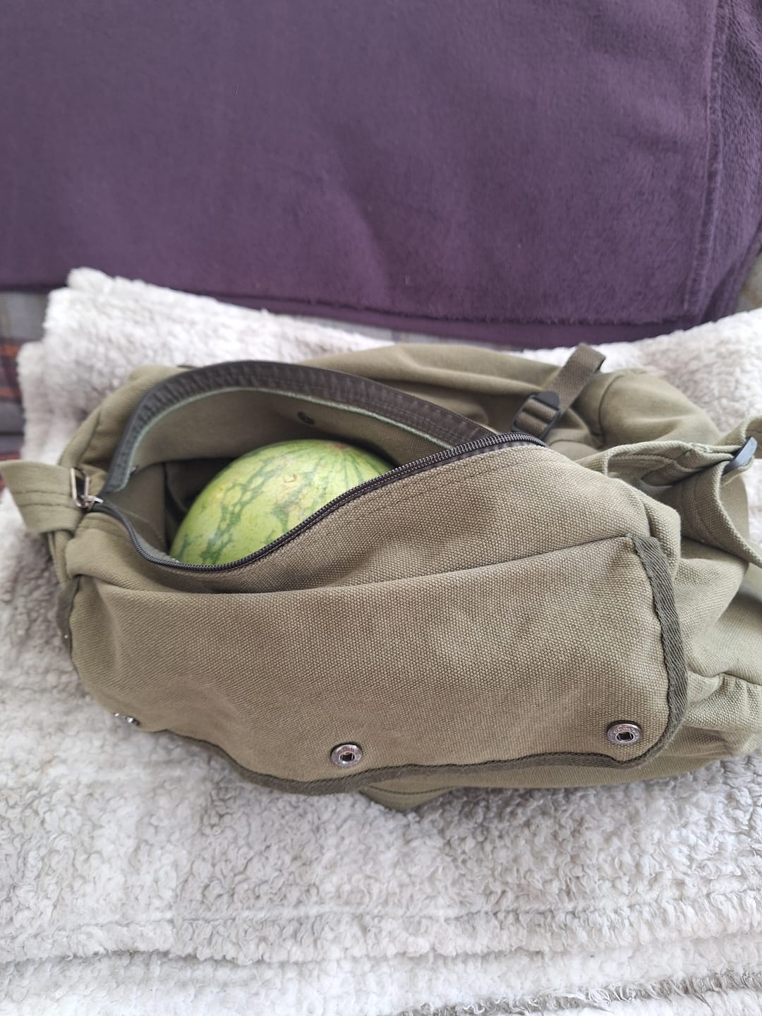 Customer photo review of Japan Style Canvas Bag Retro Shoulder Bag