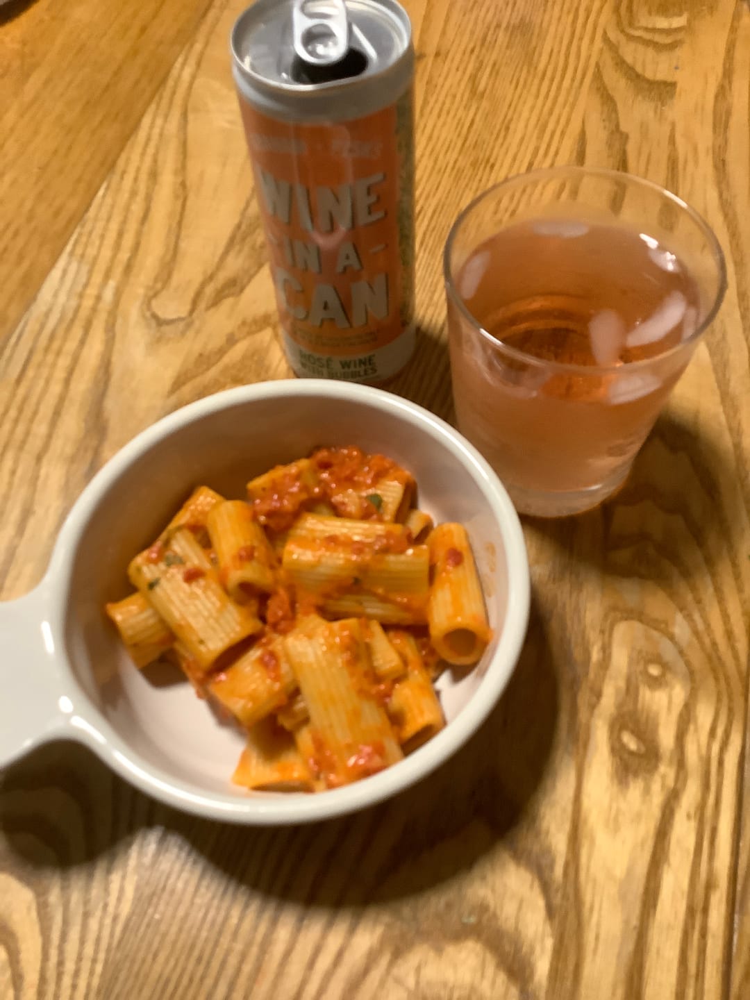 Customer photo review of Rosé Wine With Bubbles