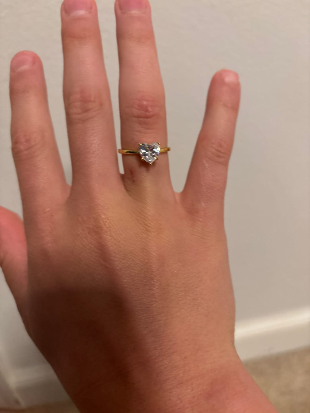 Customer photo review of Heartfelt Promise Ring