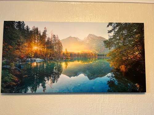 Customer photo review of LAKE VIEW CANVAS