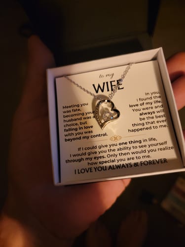 Customer photo review of To My Wife - I Love You Always & Forever - Gift Set - SS568