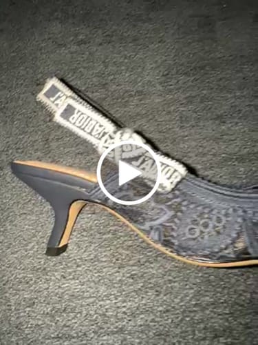 Customer video review of CD 25 J'Adior Slingback Pump Mesh Fabric 237974
