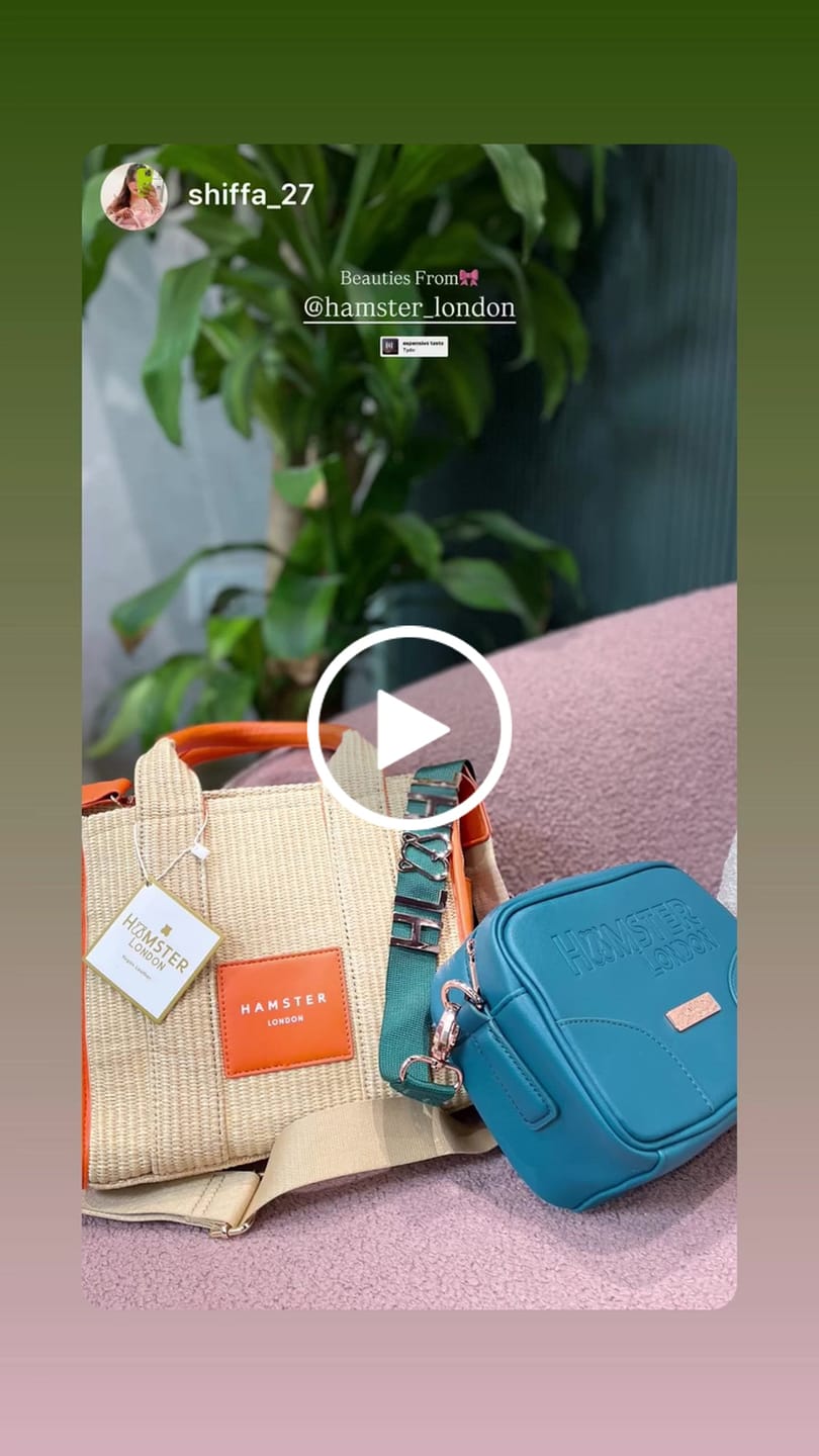 Customer video review of Hamster London Melissa Nova Cross Body Sling Bag Teal