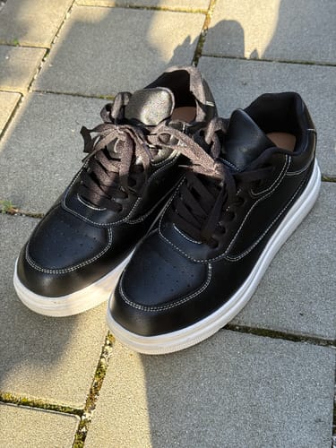 Customer photo review of ELEVATESHOES BLACK CASUAL