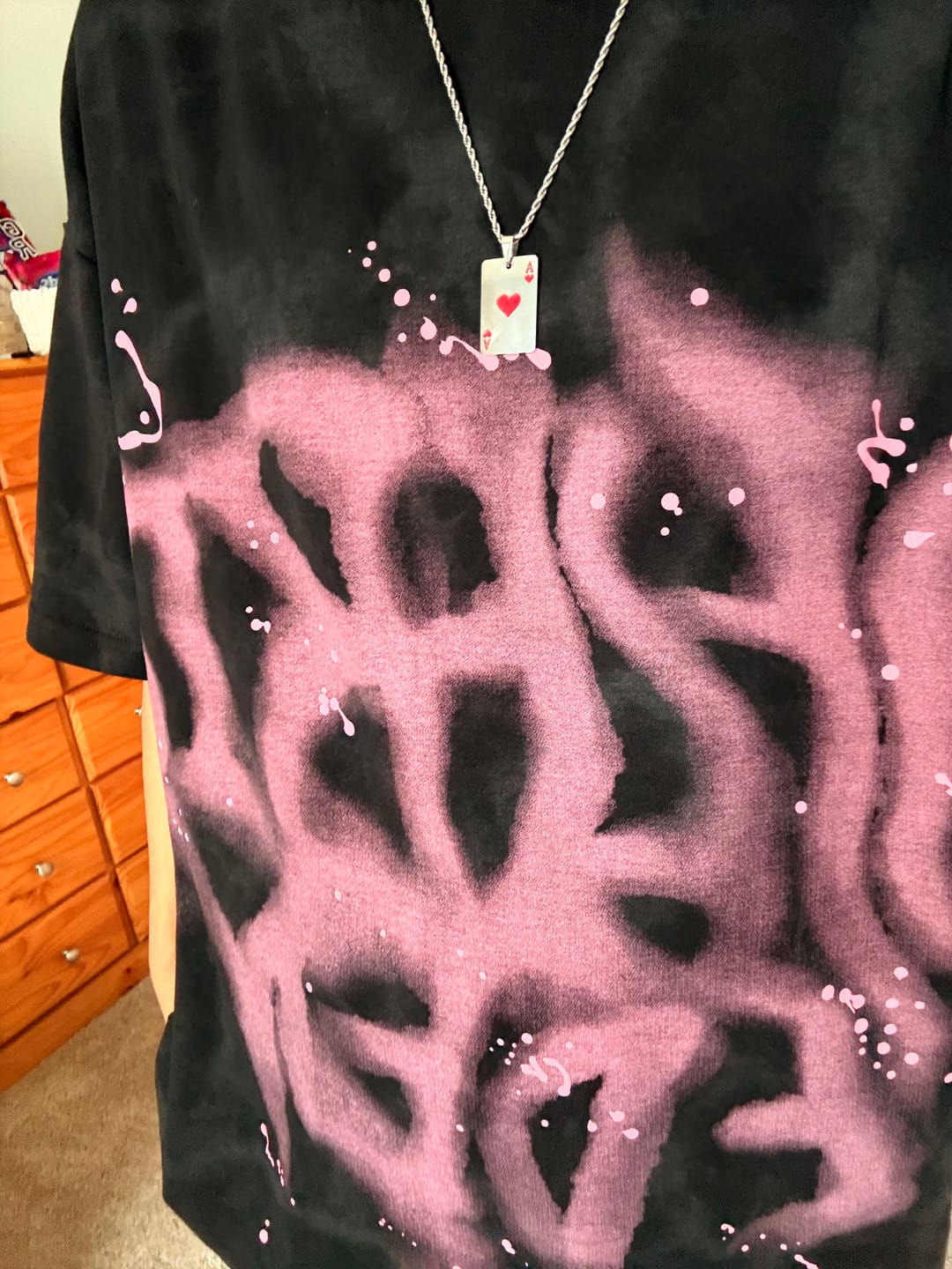 Customer photo review of Aelfric Eden Washed Abstract Graphic Tee