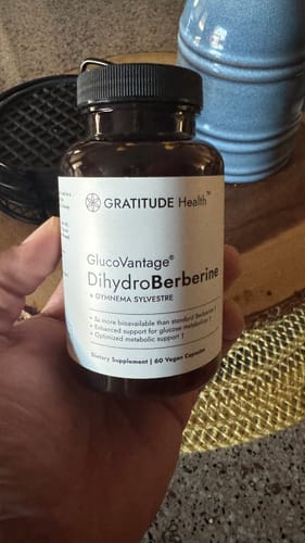 Customer photo review of GlucoVantage® DihydroBerberine + Gymnema Sylvestre