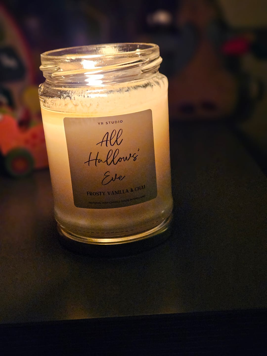 Customer photo review of "All Hallows' Eve" Halloween Candle