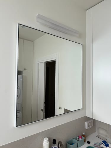 Customer photo review of מראה לפי מידה פינות ישרות