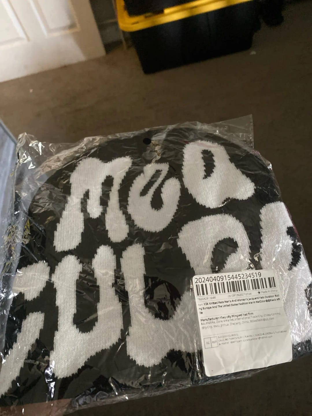 Customer photo review of Mea Culpa Beanie