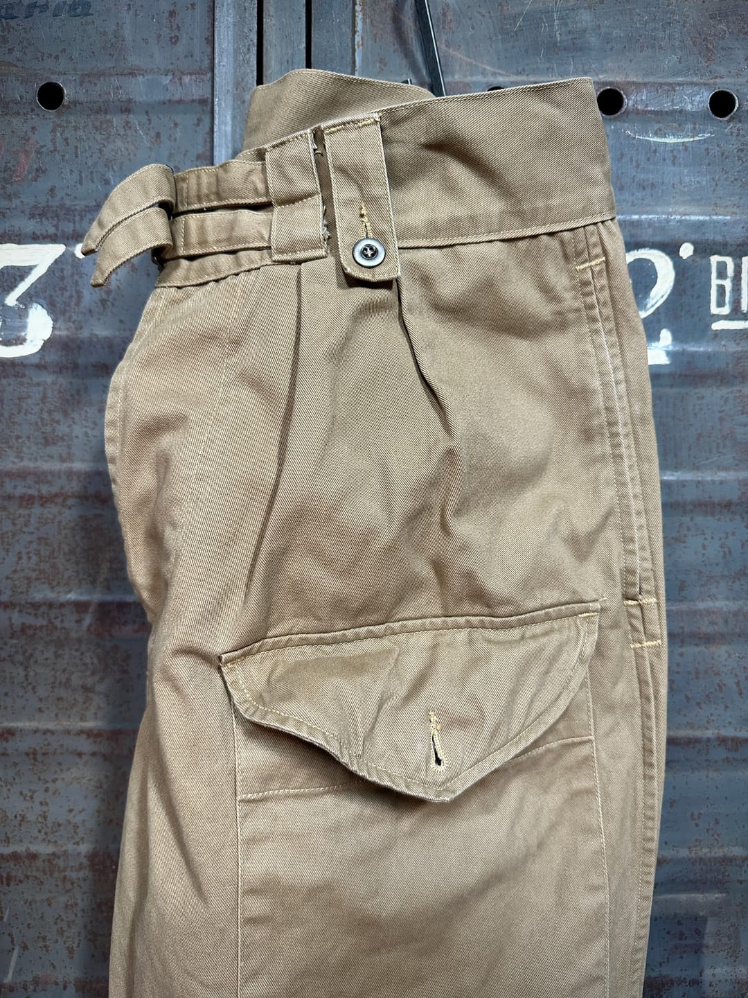 Customer photo review of 1943 British Army KD & JG Gurkha Bermuda Pants - Khaki