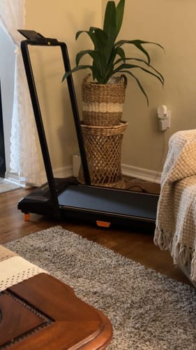 Customer photo review of BestGod T1 Pro Smart 2 in 1 Folding Under Desk Treadmill, 330 Lbs