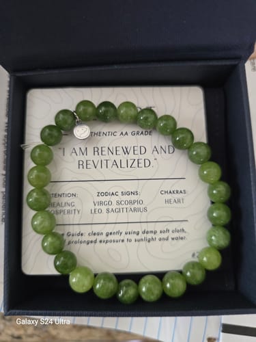 Customer photo review of Peridot Bracelet