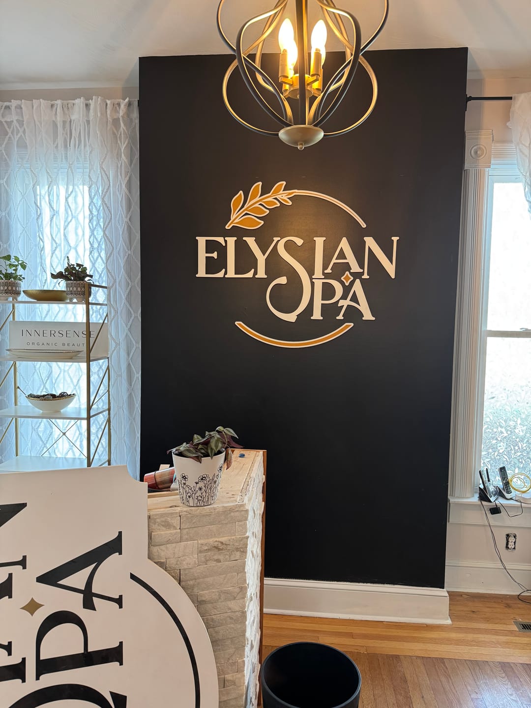 Customer photo review of custom signs for Tonia Reed