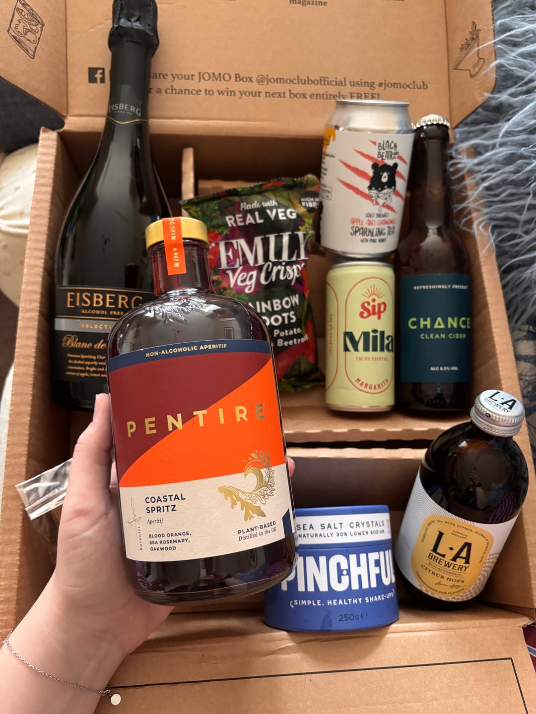 Customer photo review of Monthly, Bi-Monthly or Quarterly JOMO Box