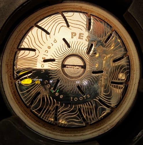 Customer photo review of High Diffusion Espresso Shower Screen