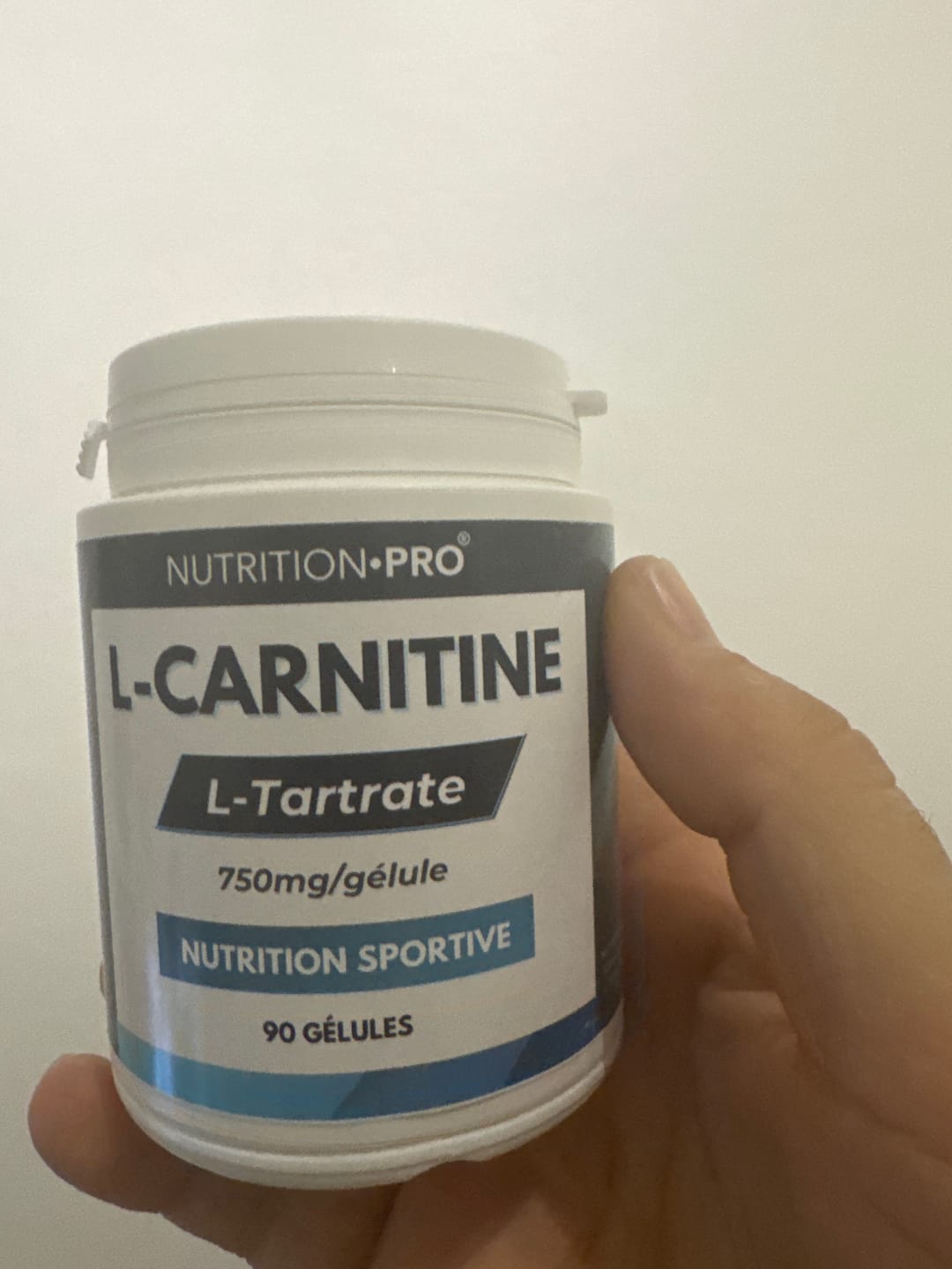Customer photo review of L-CARNITINE (L-TARTATRE) - 60 GÉLULES
