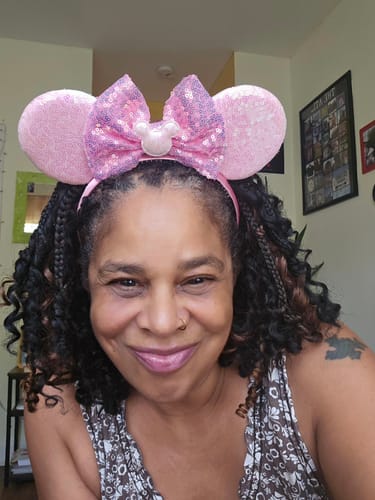 undefined review of Pastel Pink Iridescent Mickey Ears image 1 out of 1