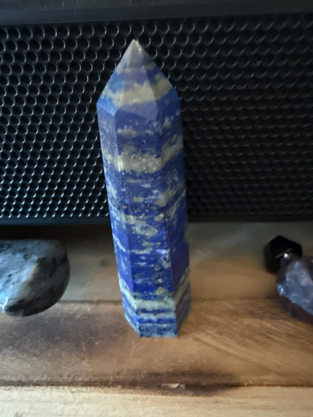 Customer photo review of Lapis Lazuli Crystal Point