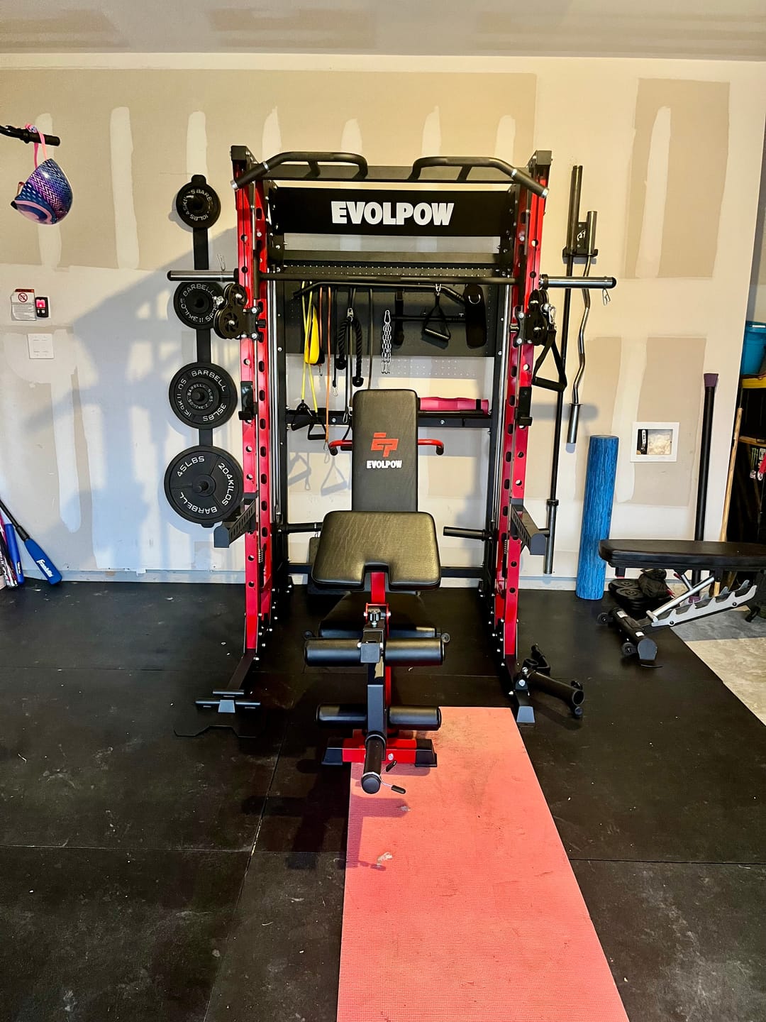 Customer photo review of EVOLPOW M2B Brute All-In-One Smith Machine Home Gym