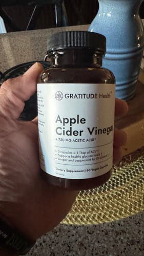 Customer photo review of Apple Cider Vinegar +750mg Acetic Acid