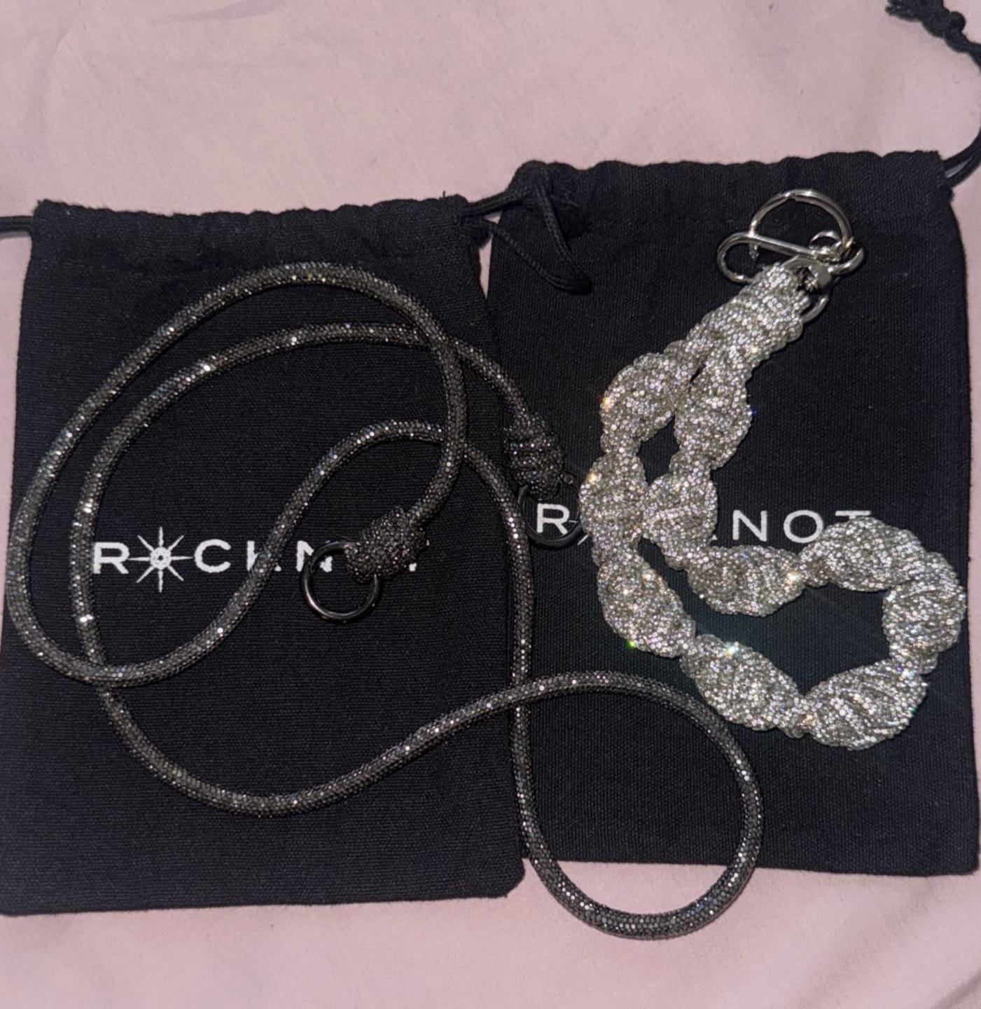 Customer photo review of CHAIN STRAP - Crystal