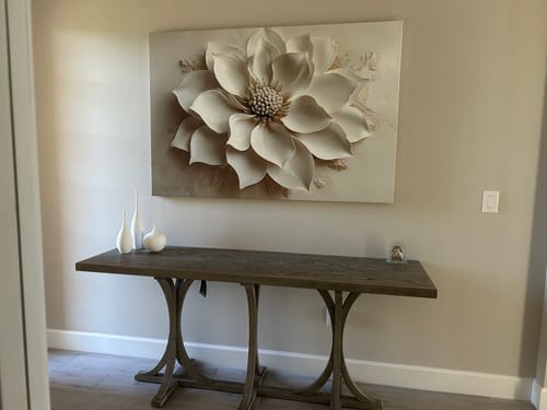 Customer photo review of Home Wall Art: Ethereal Bloom V8