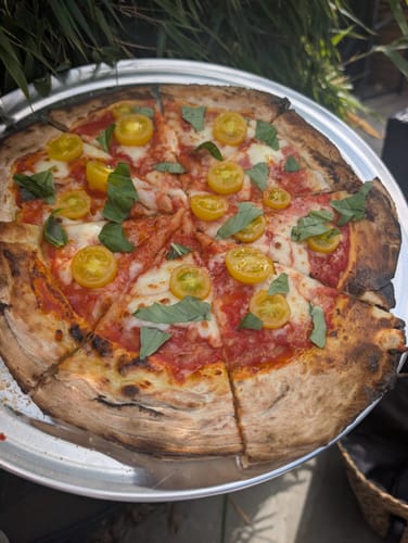 Customer photo review of Sourdough Pizza Bases