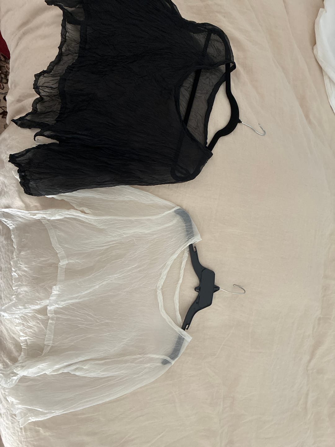 Customer photo review of Cover Tee in Silk Organdy