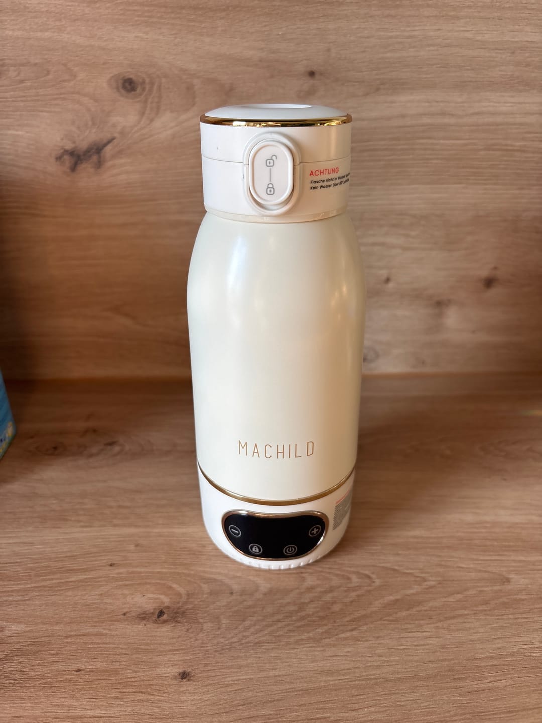 Customer photo review of Tragbarer Fläschchenwärmer + Milchpulverbox + Schnell-Ladegerät