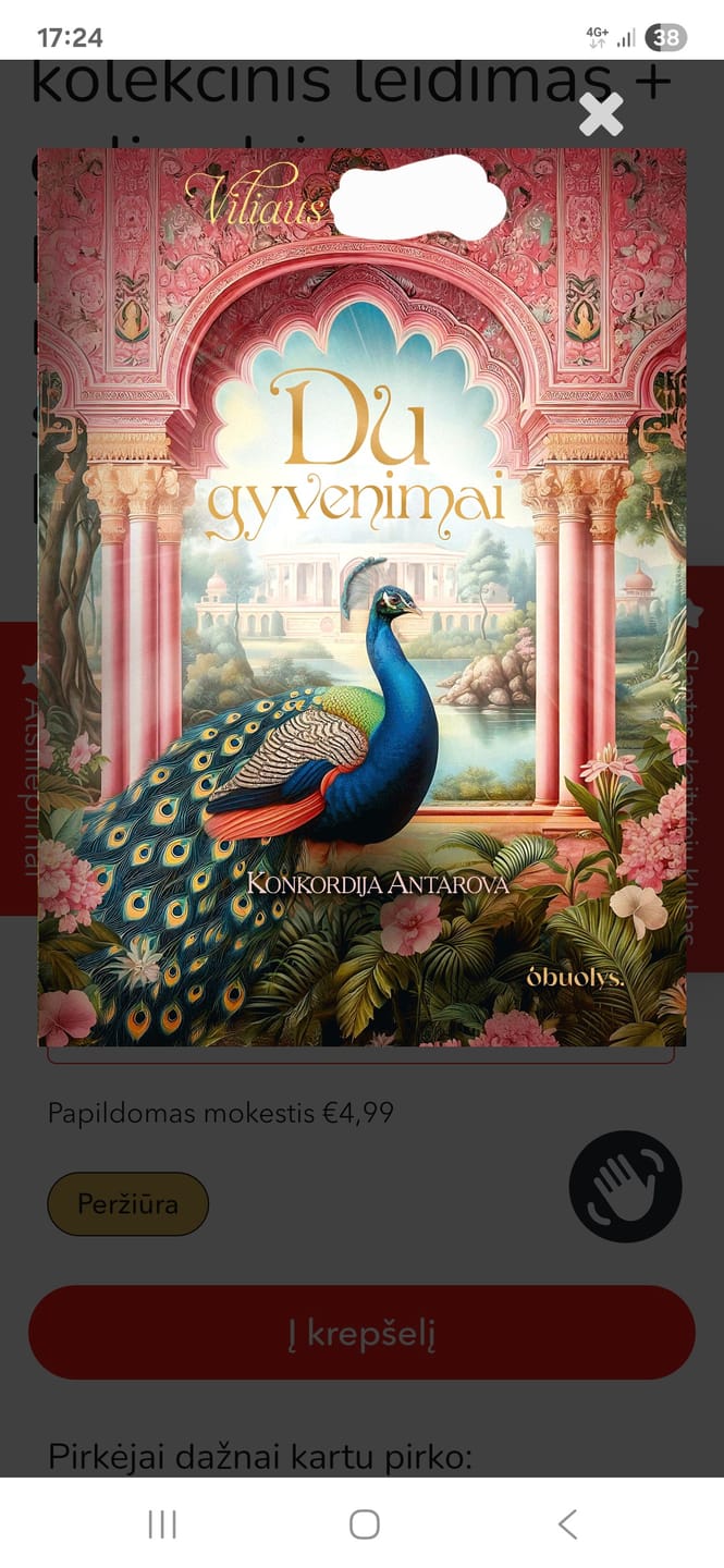 Customer photo review of Du gyvenimai: kultinis dvasinės literatūros šedevras – riboto tiražo kolekcinis leidimas + galimybė personalizuoti + metalo kampai + spalvota puslapių briauna