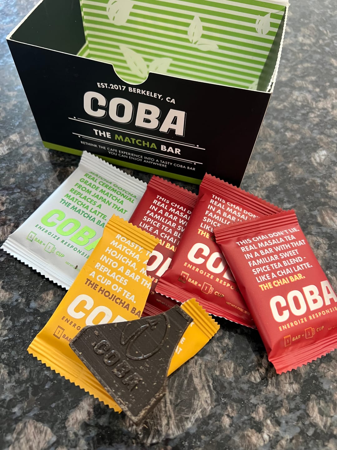 Customer photo review of COBA Sample Box