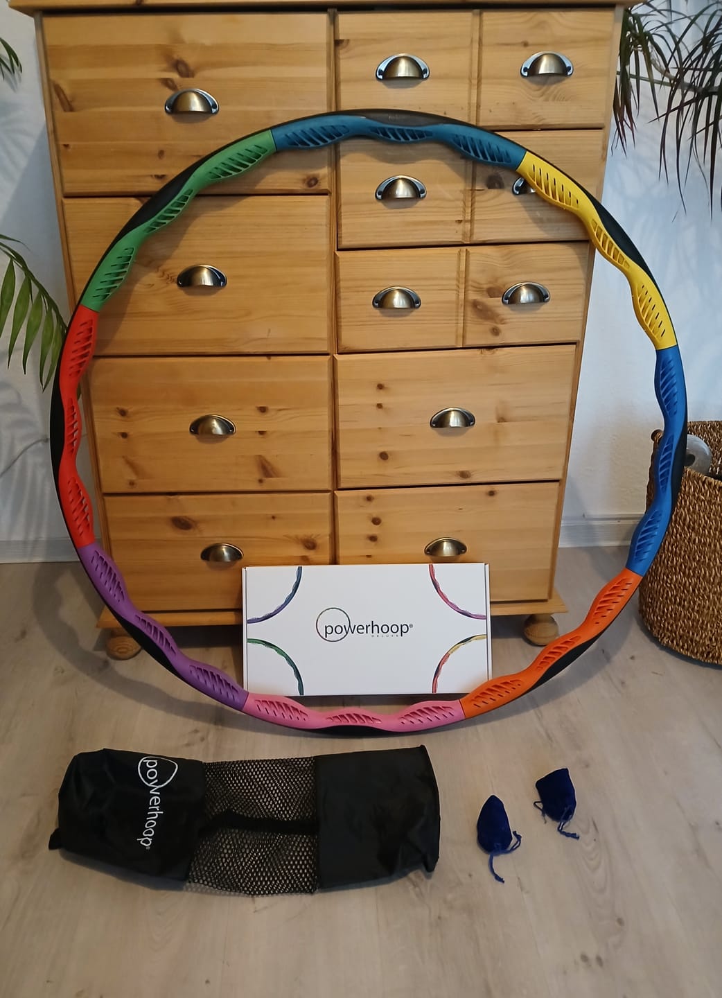 Customer photo review of Powerhoop Deluxe Weighted Hula Hoop - 2.2kg