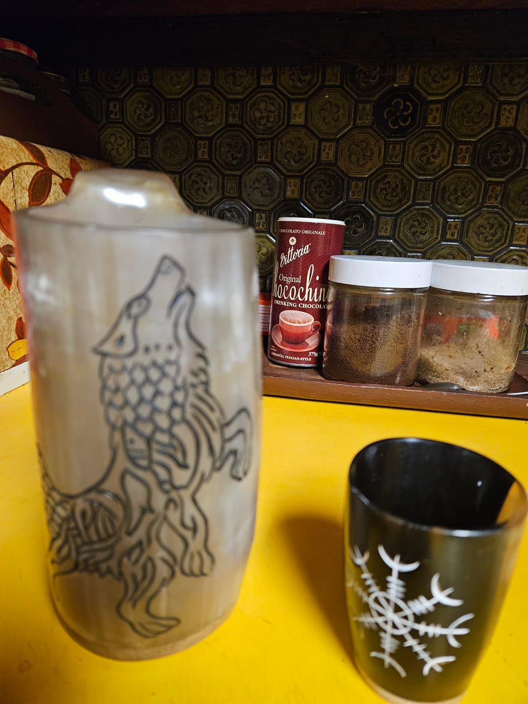 Customer photo review of Howling Fenrir Wolf Mug (500mL) (Preorder)