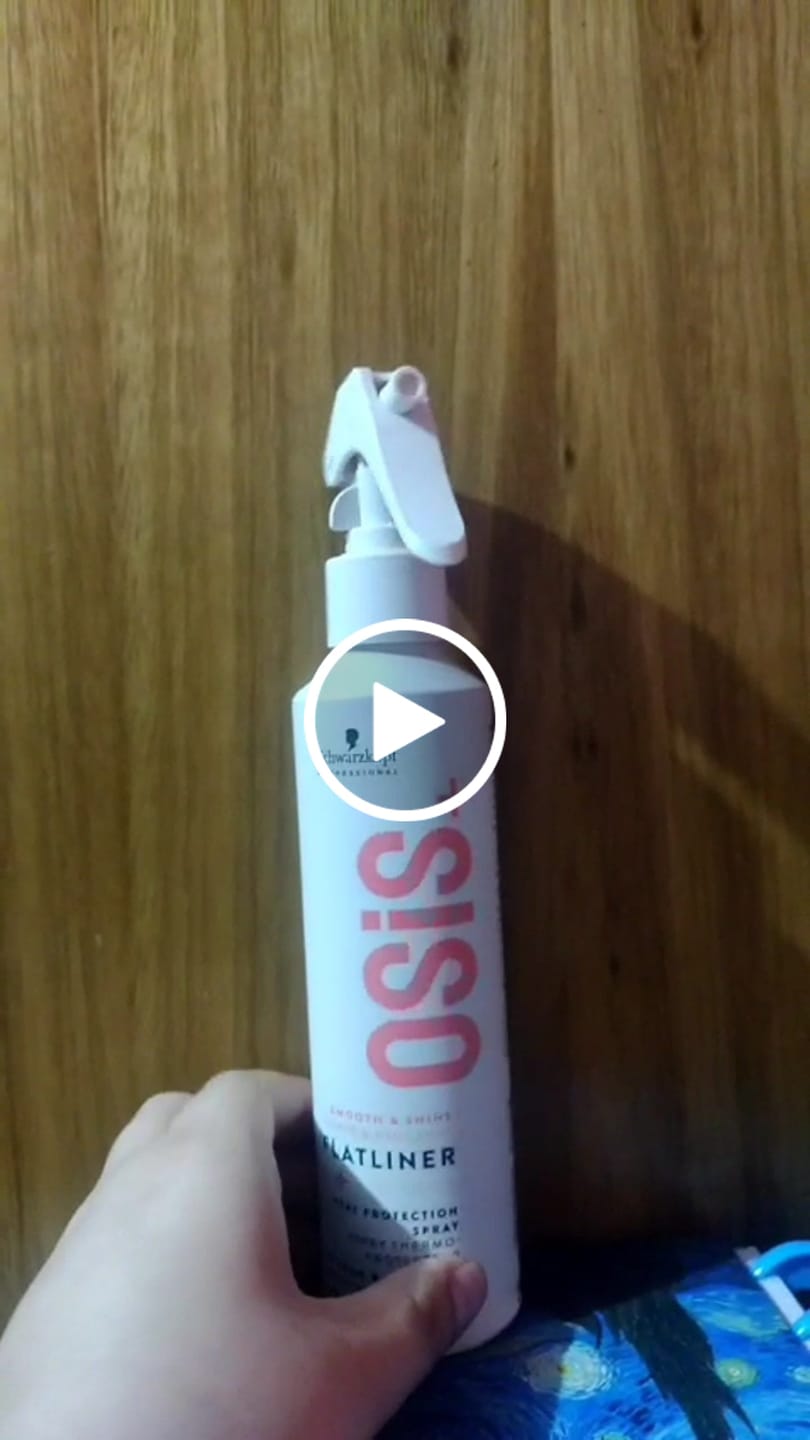 Customer video review of OSiS+  FLATLINER PROTECTOR CALOR - 200ml