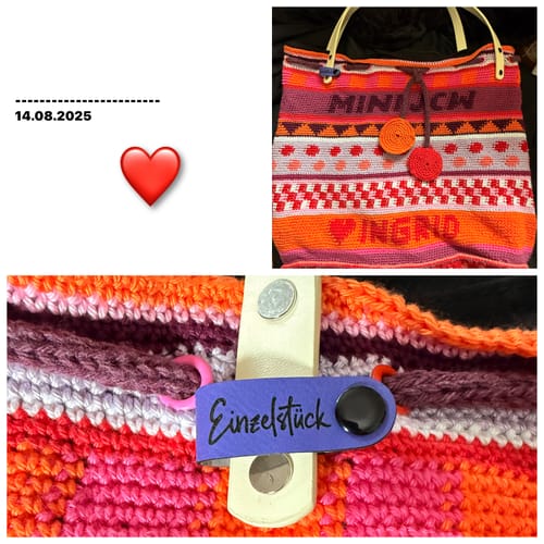 Customer photo review of Label-Set "Einzelstück" - Label aus Kunstleder - CS0025