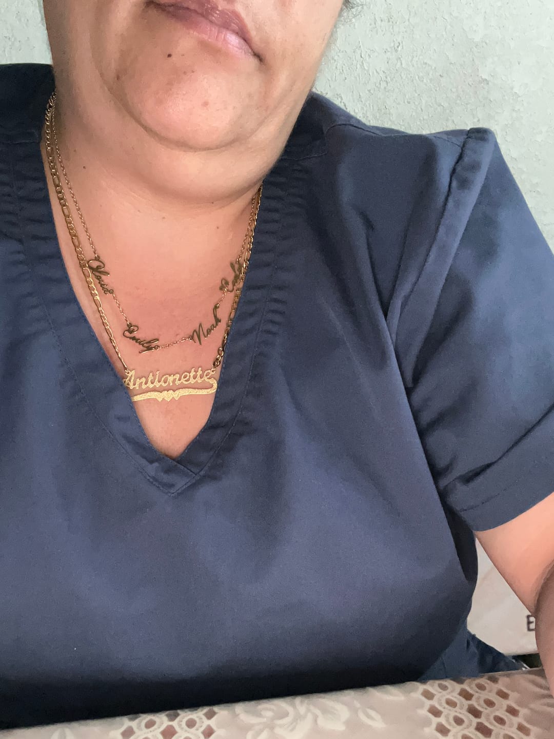 Customer photo review of Custom Name Bracelet