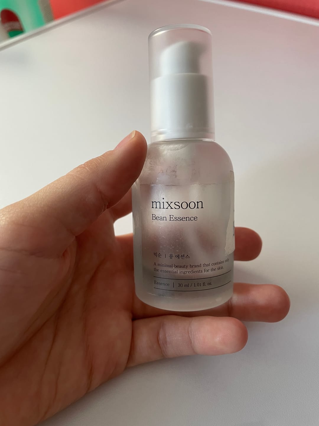 Customer photo review of Esence ar fermentētu sojas pupiņu ekstraktu Mixsoon Bean Essence