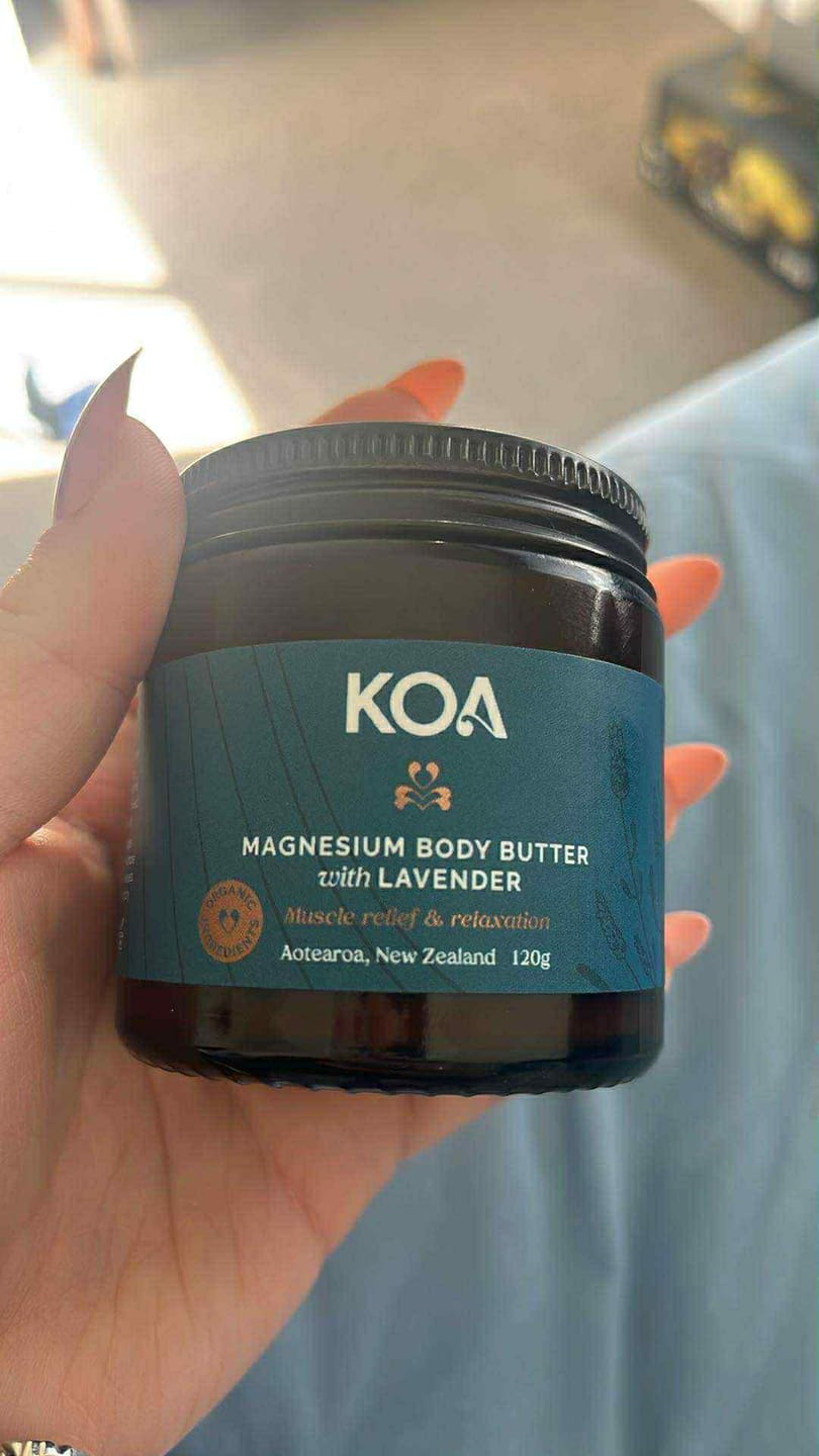 Customer photo review of Magnesium Body Butter with Lavender