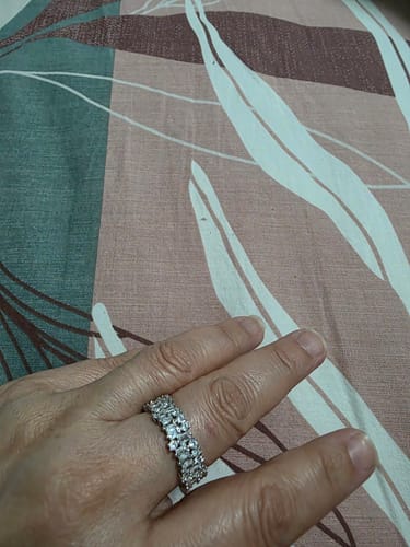 Customer photo review of Lavinia Eternity Ring