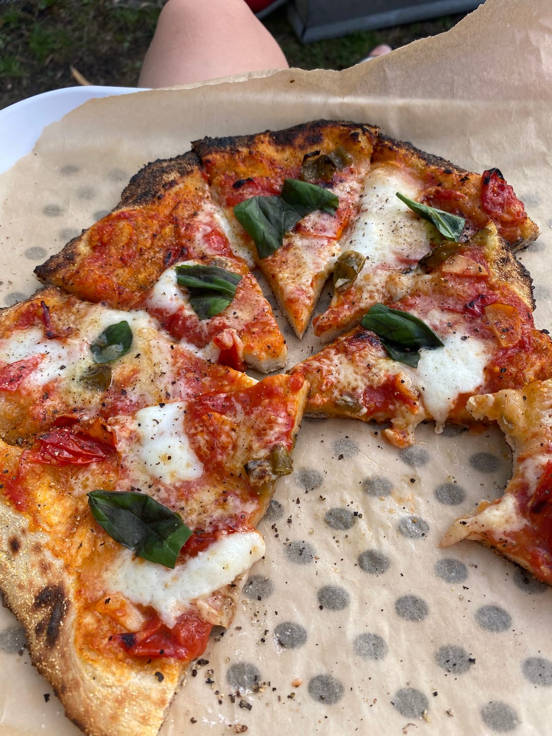 Customer photo review of Sourdough Pizza Dough Balls (Frozen)