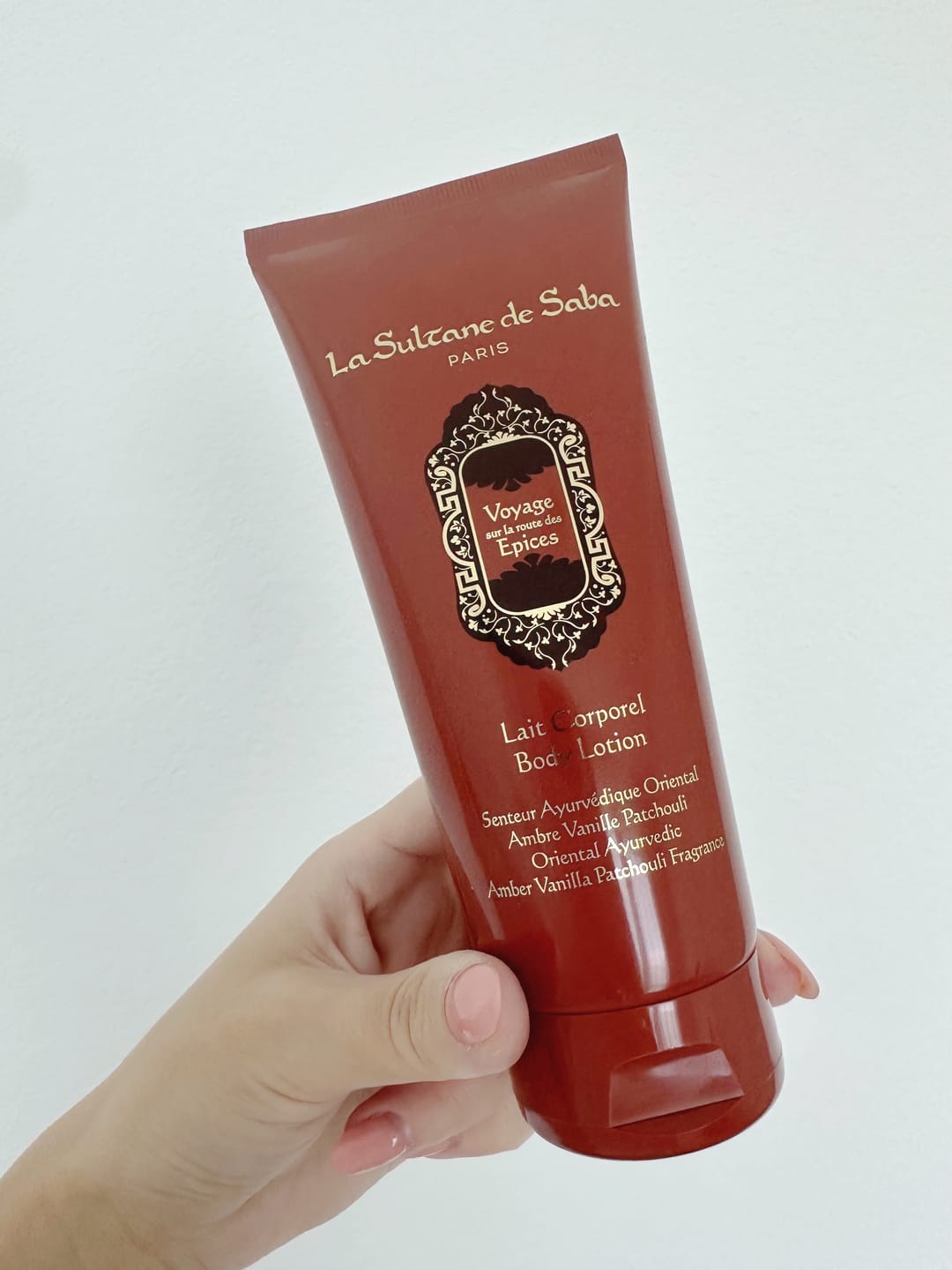 Customer photo review of Body Lotion - Ayurvedic Treatment - Amber Vanilla Patchouli Journey To The Spices Route