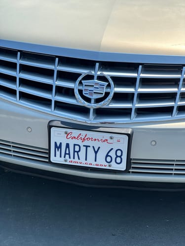 Customer photo review of 2021 CALIFORNIA DMV.CA.GOV LICENSE PLATE 6"x12" (156.5mm x 305mm)