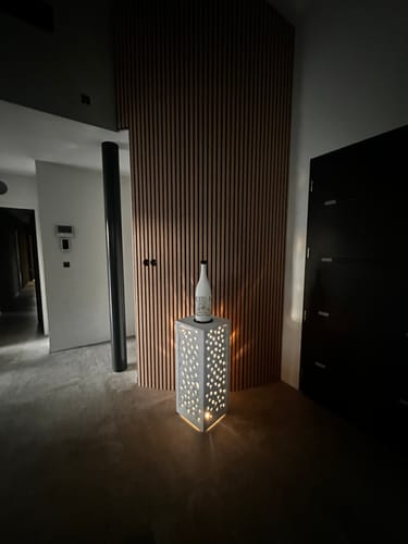 Customer photo review of Panneau acoustique en bois | Chêne Naturel | De première qualité