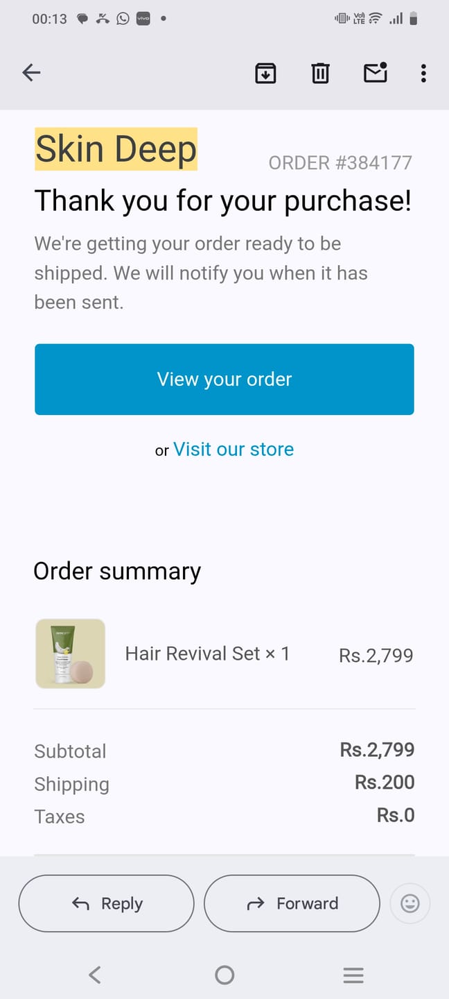 Customer photo review of Hair Revival Set
