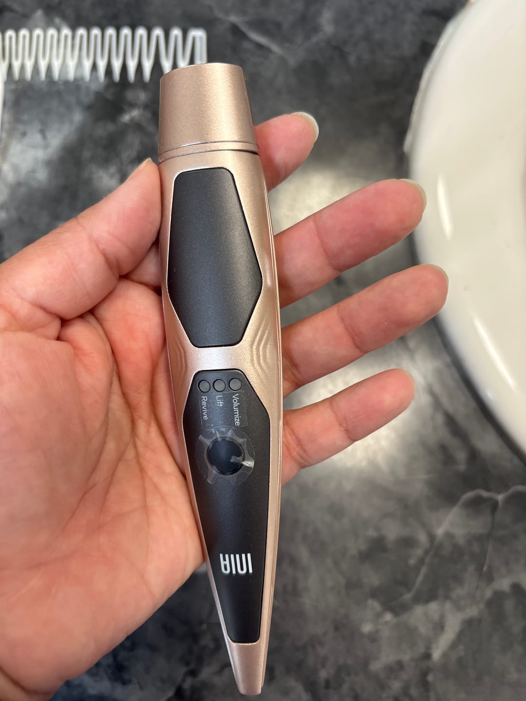 Customer photo review of INIA LUMIN Eye Skincare Device
