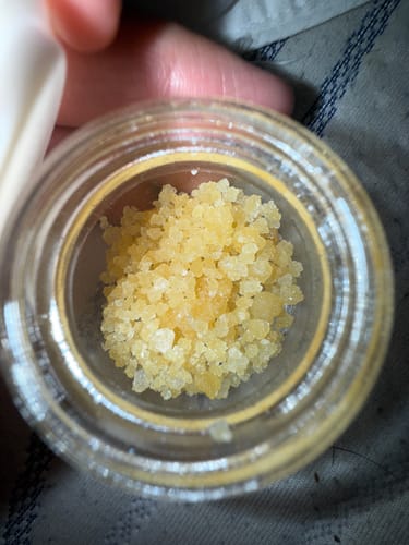 Customer photo review of Live Resin Diamonds