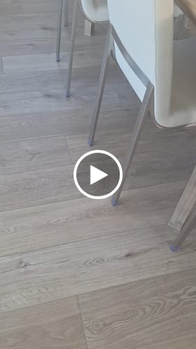 Customer video review of Rectangular Felt Silicone Chair Leg Protectors | Extra-Durable Chair Floor Protectors