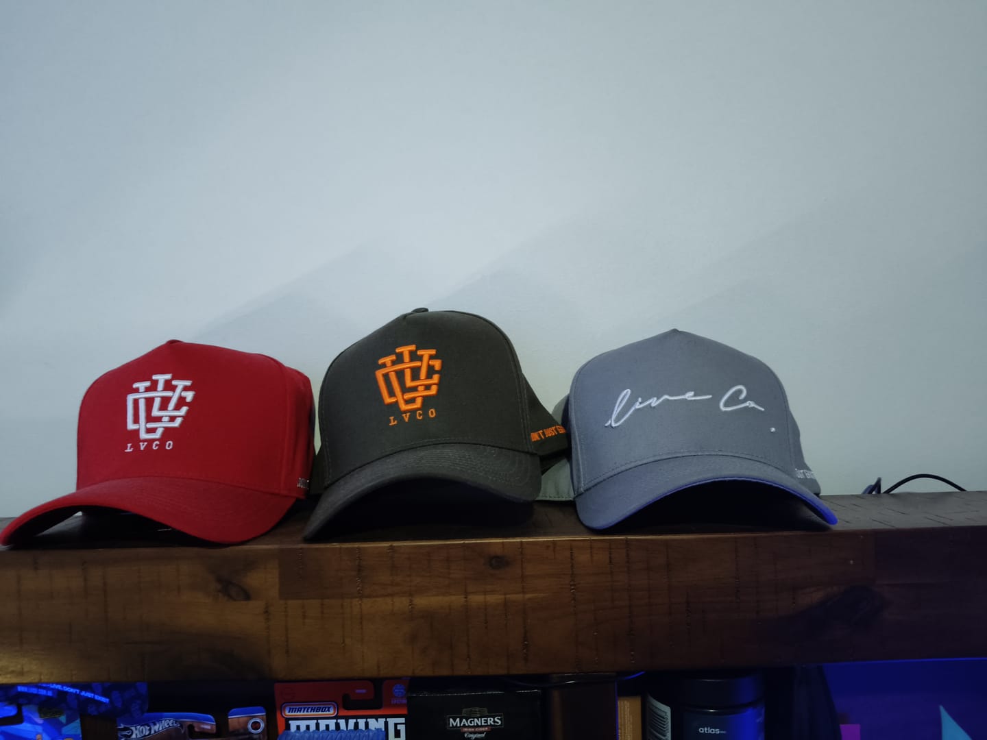 Customer photo review of Live Co. "Grey Signature Series" A-Frame Snapback